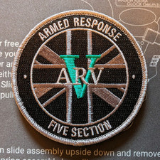 Tactical Firearms Unit Patch - 5 Section - Kent Police - ARV Operational Issue