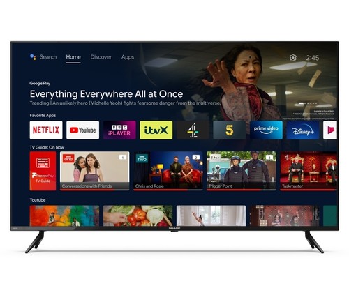 Sharp smart android led - sharp, 4k