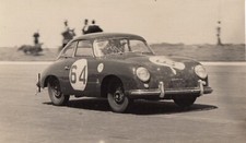 PORSCHE 356 OSCAR GONZALEZ 1954 BUENOS AIRES 1000KM ORIGINAL PERIOD PHOTO FOTO