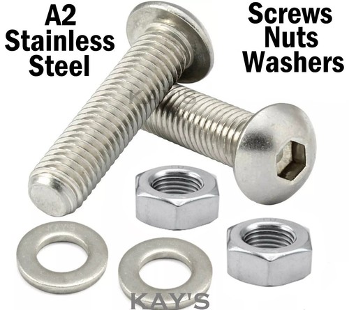 Button head screws - m4, m6
