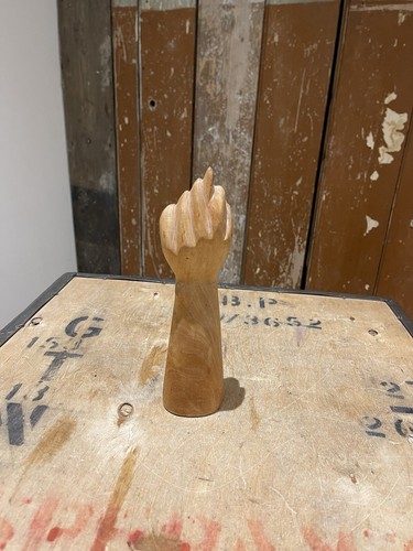 Hand carved wooden got your - carved,