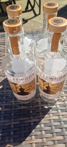 Empty gin bottles ideal - 4,