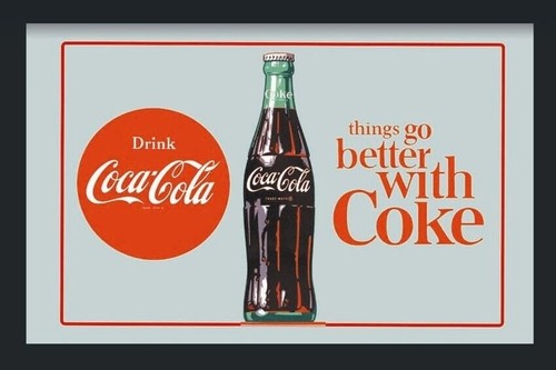 Coca cola bottle better mirror - coca-cola,
