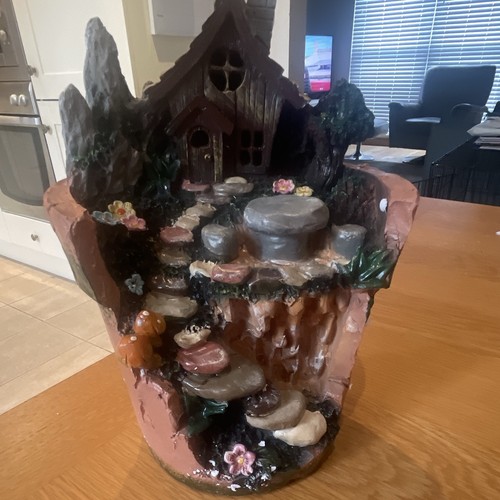 Resin pot with fairy - resin,