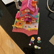 Polly Pocket Dog House 1994 Vintage Doll Set With Figures