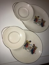 2 x Alfred Meakin Ceylon Saucer And Side Plate Combination