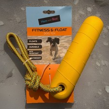 HEM & BOO DOG PUPPY FLOATING TOUGH EVA FOAM BATTEN PLAY TOY DURABLE FETCH 8.5"