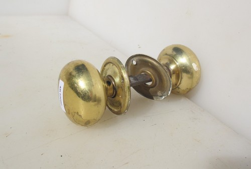 Vintage brass door knobs - vintage,