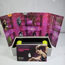 Zumba Exhilarate Body Shaping System Open Box 5 DVD Set , Toning Sticks & Guide