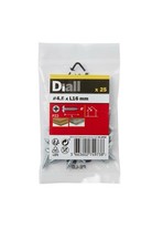 Diall PZ Panhead Zincplated