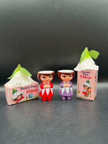 Pair vintage victoria plum - of,
