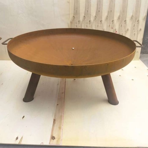 Corten steel garden - steel, pit