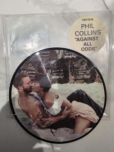 Signed phil collins rare - rare, 7