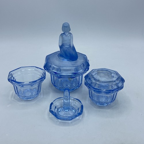 Art deco blue - blue, walther