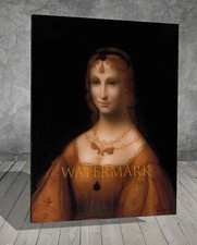 Da Vinci Lady in yellow CANVAS