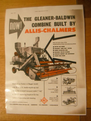 1957 allis chalmers gleaner - 1957,,