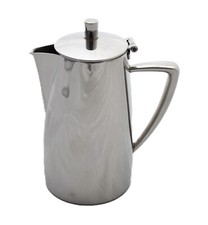 GRUNWERG ART DECO STAINLESS STEEL POLISHED COFFEE POT 17oz/480ML