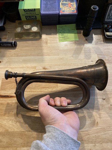 Army cavalry bugle solid brass - cavalry,