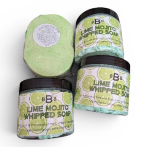 Bbb lime mojito whipped soap - lime,