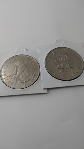 Gibraltar coins 1967 1 - x2,