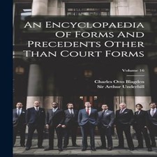 An Encyclopaedia Of Forms And
