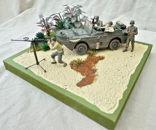 Diorama base beach - diorama,