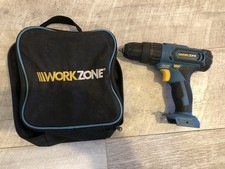WORKZONE WCHD Cordless 14.4V  Hammer Drill & Case Used Working Order NO BATTERY