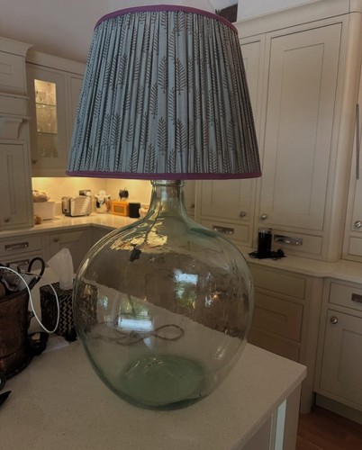 Large glass carboy - , lamp