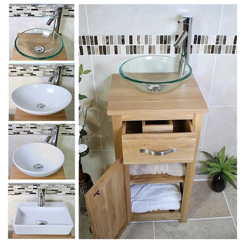 Solid oak bathroom - solid, |