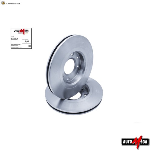 Brake disc 271735210 for - disc,