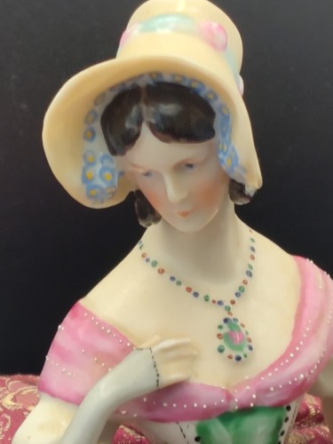 Vintage porcelain half - vintage, doll