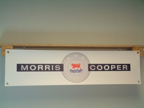Morris cooper banner classic - banner,