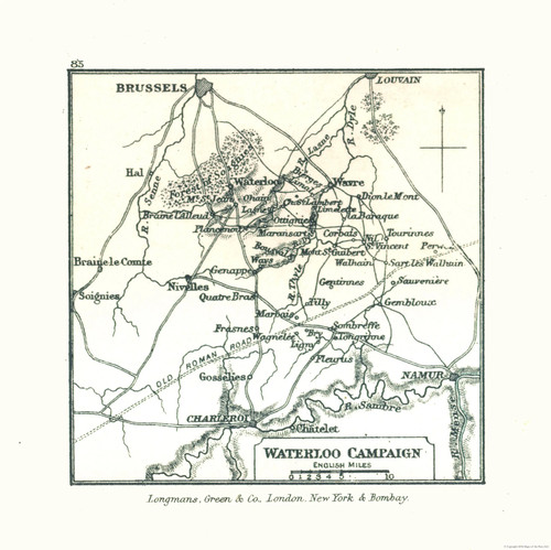 Historic map belgium - -,