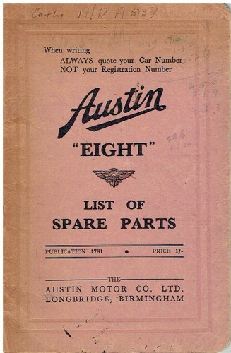 Austin eight saloon original - austin,