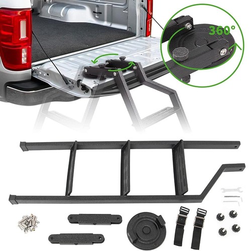 Rear tailgate folding ladder - tailgate,