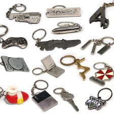 Keyrings Keychains | Retro Video Game Promo Merchandise RARE | You Choose!
