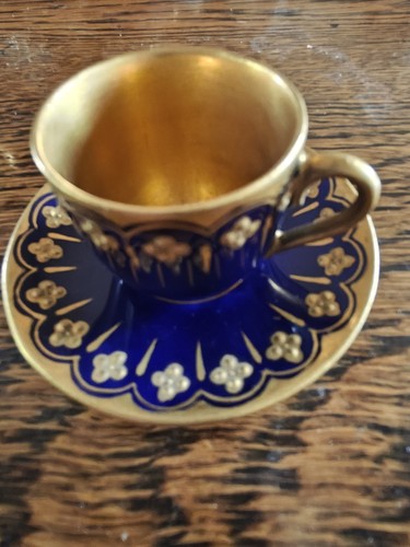 Coalport cobalt blue gilt - coalport,