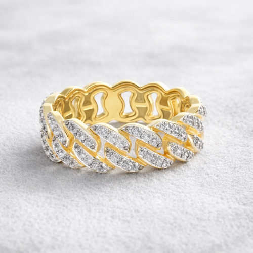 Men 10k yellow gold genuine - yellow,