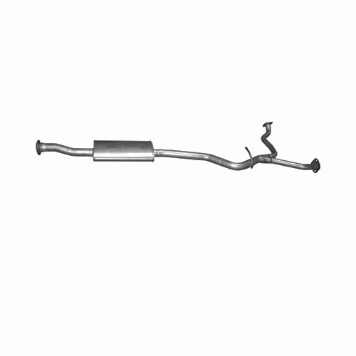 Exhaust central silencer for - exhaust,
