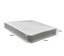 Diamond Hybrid Memory Foam & Innerspring Double Mattress. 18cm Deep. Medium Soft