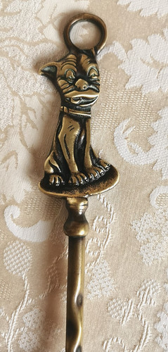 Vintage brass toasting fork - vintage,,