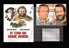 A4 Signed X3 Bud Spencer