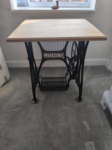 Jones cast iron treadle sewing - jones,