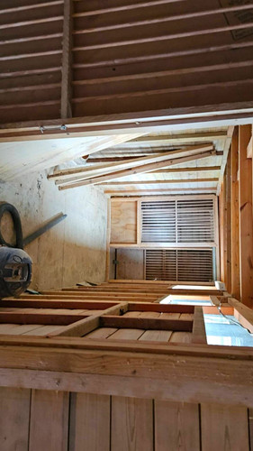 Large brown wooden - wooden, shed