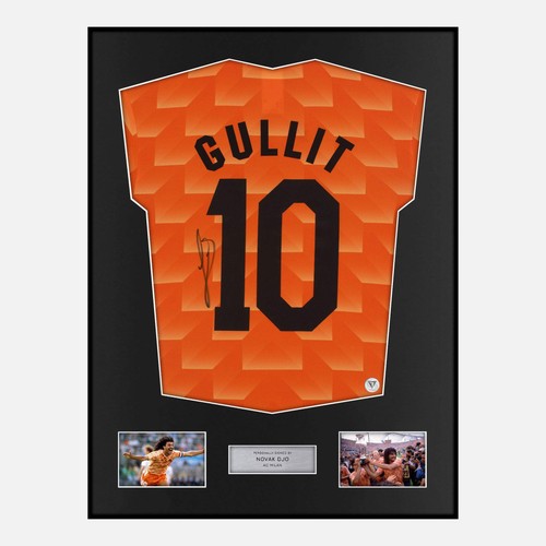 Framed ruud gullit - framed, signed