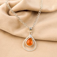Rare Carnelian Gemstone 925