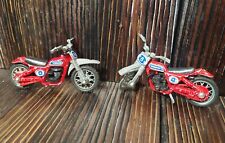 Vintage ZIMA  DIECAST YAMAHA Trial Bikes Red Twin Shock MOTORCYCLE Rare Ty 1981