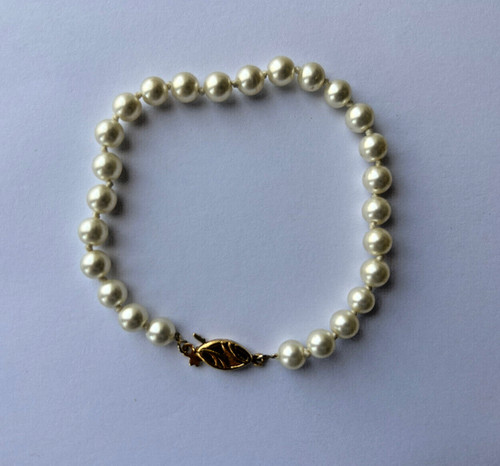 Vintage faux pearl beaded