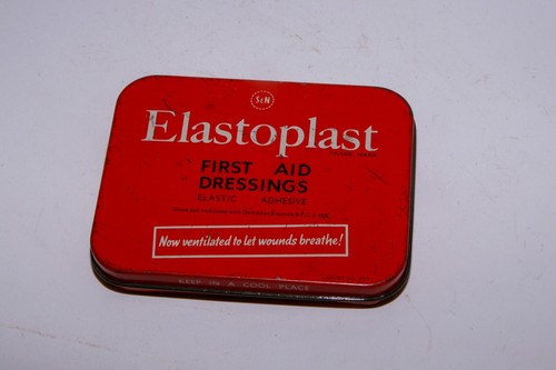 Vintage elastoplast tin - vintage,
