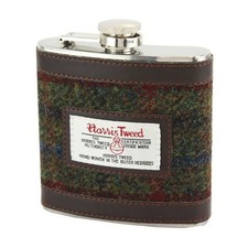 Harris Tweed Hip Flask